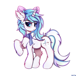 Size: 2048x2048 | Tagged: safe, artist:weiling, oc, oc only, pony, unicorn, cute, horn, simple background