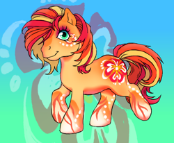 Size: 462x381 | Tagged: safe, artist:solixy406, oc, earth pony, not sunset shimmer, solo