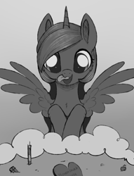 Size: 1516x1987 | Tagged: safe, artist:dusthiel, princess luna, alicorn, pony, novembrush, solo