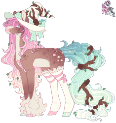 Size: 2634x2800 | Tagged: safe, artist:sleepy-nova, oc, oc:nature witch, earth pony, pony, clothes, female, hat, mare, simple background, socks, solo, transparent background, witch hat