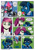 Size: 1280x1811 | Tagged: safe, artist:dsana, oc, oc:blue candy, oc:hornwort, oc:lullaby dusk, oc:thistledown, earth pony, pegasus, pony, unicorn, comic:a storm's lullaby, adopted daughter, colt, female, filly, foal, heterochromia, horn, magic, magic aura, male, mare, mother and child, mother and daughter, neckerchief, summer camp