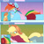 Size: 2000x2000 | Tagged: safe, artist:luanbang, applejack, rainbow dash, pony, anthro, butt, female, lesbian, rainbutt dash, ship:appledash, shipping