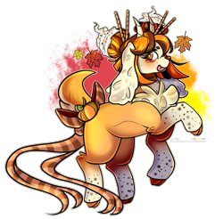 Size: 1113x1095 | Tagged: safe, artist:legendaryshadee, oc, oc:spice-a-boo, goat, female, goat oc, simple background, solo, tongue out, transparent background