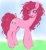 Size: 3779x4096 | Tagged: safe, artist:starfynch, pinkie pie, earth pony, pony, g4, alternate hairstyle, eyelashes, female, grass, mare, messy mane, open mouth, outdoors, solo