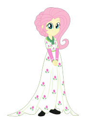 Size: 2000x2648 | Tagged: safe, artist:cartoonmasterv3, artist:nie-martw-sie-o-mnie, flutterholly, fluttershy, human, a hearth's warming tail, equestria girls, g4, my little pony: friendship is magic, clothes, dress, equestria girls-ified, humanized, long dress, long skirt, skirt, solo, victorian, victorian dress