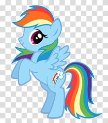 Size: 300x343 | Tagged: safe, rainbow dash, pegasus, pony, g4, alpha channel, checkered background, fake transparency, female, mare, rearing, solo, spread wings, stock vector, wings