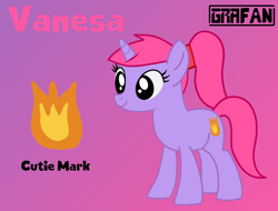 Size: 2472x1882 | Tagged: safe, artist:gradiusfanatic, oc, oc only, oc:vanesa, pony, unicorn, female, horn, unicorn oc