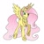 Size: 640x640 | Tagged: safe, artist:saturaed_acidity, fluttershy, princess celestia, alicorn, pony, g4, alicornified, cheek fluff, crown, ear fluff, ethereal mane, female, fluttercorn, hoof shoes, jewelry, mare, neck fluff, palette swap, peytral, princess shoes, race swap, raised hoof, recolor, regalia, simple background, solo, sparkling mane, spread wings, white background, wings