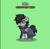 Size: 485x478 | Tagged: safe, oc, oc only, bat pony, pony, pony town, bat pony oc, boots, clothes, emo, hoodie, pride, pride flag, shoes, skirt, solo, transgender pride flag