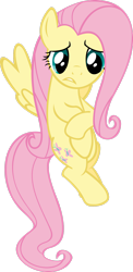 Size: 1280x2614 | Tagged: safe, artist:krazy3, fluttershy, pegasus, pony, g4, my little pony: friendship is magic, party of one, .svg available, female, mare, simple background, solo, transparent background, vector