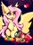 Size: 1534x2048 | Tagged: safe, artist:shooshaa, fluttershy, bat pony, pony, g4, apple, bat ponified, bite mark, ear tufts, fangs, female, flutterbat, food, mare, outdoors, race swap, solo, spread wings, wings