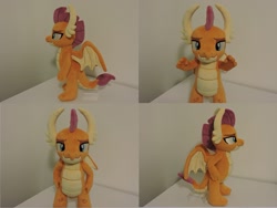 Size: 1597x1199 | Tagged: safe, artist:little-broy-peep, smolder, dragon, g4, female, irl, photo, plushie, solo