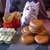 Size: 2991x2993 | Tagged: safe, oc, oc:fluffle puff, burger, date, female, food, french fries, irl, mare, mcdonald's, photo, plushie, restaurant, waifu dinner