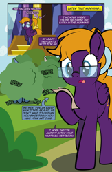 Size: 1920x2948 | Tagged: safe, artist:alexdti, oc, oc:purple creativity, pegasus, pony, comic:quest for friendship retold, glasses, solo