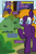 Size: 1920x2948 | Tagged: safe, artist:alexdti, oc, oc:purple creativity, pegasus, pony, comic:quest for friendship retold, glasses, outdoors, solo