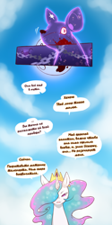 Size: 1600x3200 | Tagged: safe, artist:cold-blooded-twilight, edit, princess celestia, comic:cold storm (ru), g4, comic, moon, stars, translation, translator:agent00k0t