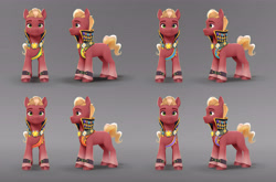 Size: 6850x4514 | Tagged: safe, sprout cloverleaf, earth pony, pony, g5, my little pony: a new generation, official, concept art, emperor sprout, male, solo, stallion