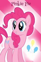 Size: 640x960 | Tagged: safe, artist:noi kincade, pinkie pie, earth pony, pony, g4, female, mare, solo, wallpaper