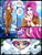 Size: 3000x4000 | Tagged: safe, artist:iloveladies2, artist:riiefu, pinkie pie, human, fanfic:equestria girls n' goblins, equestria girls, g4, bracelet, breasts, busty pinkie pie, clothes, comic, humanized, jewelry, jumpsuit