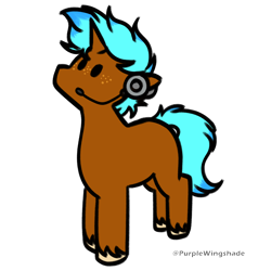 Size: 3000x3000 | Tagged: safe, artist:purple wingshade, oc, oc only, oc:high score, pony, unicorn, horn, solo