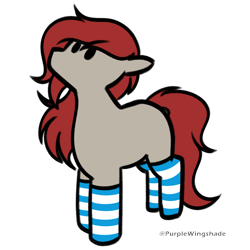 Size: 3000x3000 | Tagged: safe, artist:purple wingshade, oc, oc only, oc:ponepony, earth pony, pony, solo