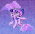 Size: 1418x1387 | Tagged: safe, artist:syrupyyy, twilight sparkle, alicorn, pony, g4, :o, blush lines, blushing, cloud, cute, eyelashes, female, floating heart, flying, heart, horn, mare, open mouth, outline, pixel-crisp art, shiny mane, shiny tail, sky background, solo, sparkles, sparkly eyes, spread wings, twiabetes, twilight sparkle (alicorn), unicorn horn, wingding eyes, wings