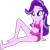 Size: 1340x1335 | Tagged: safe, alternate version, artist:dustinwatsongkx, starlight glimmer, human, equestria girls, g4, bare shoulders, barefoot, belly, belly button, bikini, clothes, clothes swap, feet, female, hatless, midriff, missing accessory, one-piece swimsuit, pinkie pie swimsuit, simple background, sleeveless, solo, swimsuit, swimsuit swap, transparent background, vector