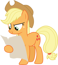 Size: 3000x3396 | Tagged: safe, artist:cloudy glow, applejack, g4, going to seed, my little pony: friendship is magic, applejack's hat, cowboy hat, female, hat, simple background, solo, transparent background, vector