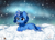 Size: 1920x1400 | Tagged: safe, artist:arwencuack, oc, oc only, oc:stella, kirin, pony, rabbit, animal, commission, female, mare, outdoors, snow, snowflake, solo, winter