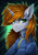 Size: 2480x3508 | Tagged: safe, artist:buvanybu, oc, oc only, oc:littlepip, pony, unicorn, fallout equestria, bust, clothes, female, horn, jumpsuit, mare, solo, unicorn oc, vault suit