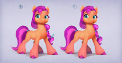 Size: 6000x3089 | Tagged: safe, sunny starscout, earth pony, pony, g5, my little pony: a new generation, official, concept art, female, mare, solo