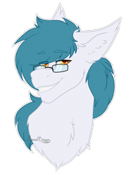 Size: 2712x3644 | Tagged: safe, artist:mustarddreams, oc, oc only, oc:ironsides, earth pony, pony, glasses