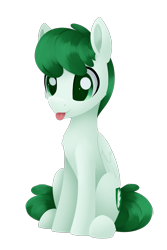 Size: 1445x2165 | Tagged: safe, artist:dusthiel, oc, oc only, oc:mintfeather, pegasus, pony, male, simple background, solo, stallion, tongue out, transparent background