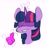 Size: 2650x2821 | Tagged: safe, artist:chub-wub, twilight sparkle, alicorn, pony, g4, female, glowing, glowing horn, grin, horn, magic, mare, simple background, smiling, solo, thumbs up, twilight sparkle (alicorn), white background