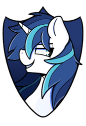 Size: 2364x3428 | Tagged: safe, artist:sefastpone, shining armor, pony, unicorn, g4, bust, horn, male, smiling, stallion