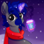 Size: 500x500 | Tagged: safe, artist:amiicommissions, oc, pony, unicorn, clothes, coffee cup, cup, horn, magic, male, outdoors, scarf, solo, stallion