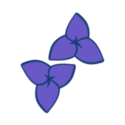 Size: 500x500 | Tagged: safe, artist:0liiver, oc, oc:tradescantia, cutie mark, simple background, transparent background