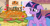 Size: 828x423 | Tagged: safe, editor:hyenari6296, twilight sparkle, alicorn, pony, g4, burger, crying, female, floppy ears, folded wings, food, hay burger, holiday, indoors, kitchen, kitchen sink, mare, raised hoof, refrigerator, solo, tears of joy, thanksgiving, that pony sure does love burgers, touched, twilight burgkle, twilight sparkle (alicorn), wings