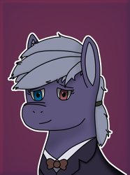 Size: 2480x3338 | Tagged: safe, artist:imaginijm, oc, oc only, oc:nova whirl, earth pony, pony, equestria at war mod, bust, clothes, female, gradient background, ibispaint x, mare, portrait, solo