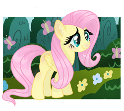 Size: 3072x2736 | Tagged: safe, artist:annuthecatgirl, fluttershy, pegasus, simple background, solo