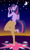 Size: 1191x2000 | Tagged: safe, artist:shay24, twilight sparkle, alicorn, anthro, plantigrade anthro, g4, female, human to anthro, lipstick, looking back, night, post-transformation, raised leg, solo, transformation, twilight sparkle (alicorn)