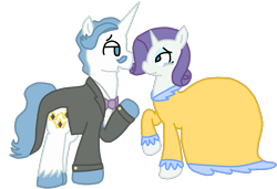 Size: 920x630 | Tagged: safe, artist:raincupcake, fancypants, rarity, pony, unicorn, female, horn, male, mare, ship:raripants, shipping, stallion, straight