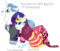 Size: 750x637 | Tagged: safe, artist:lcponymerch, fancypants, rarity, pony, unicorn, female, horn, male, mare, ship:raripants, shipping, stallion, straight