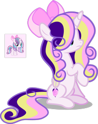 Size: 1600x2023 | Tagged: safe, artist:tkn297, oc, alicorn, pony, bow, female, hair bow, mare, simple background, solo, transparent background