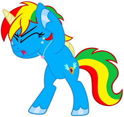 Size: 4459x4199 | Tagged: safe, artist:creedyboy124, artist:shieldwingarmorofgod, oc, oc only, oc:royal strength, alicorn, pony, g4, bipedal, female, not a vector, pixel-crisp art, simple background, transparent background