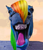 Size: 343x395 | Tagged: safe, edit, rainbow dash, horse, pony, anemia, cursed image, edited photo, hoers, irl, irl horse, nightmare fuel, photo, solo, wat, yawn