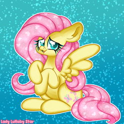 Size: 2000x2000 | Tagged: safe, artist:ladylullabystar, fluttershy, pegasus, pony, g4, solo