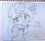 Size: 3388x3083 | Tagged: safe, artist:orange becrux, oc, oc only, oc:skycandy, alicorn, bust, cute, ear piercing, earring, eyelashes, female, graph paper, horn, jewelry, mare, piercing, portrait, smiling, solo, traditional art