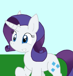 Size: 833x860 | Tagged: safe, artist:cmara, rarity, unicorn, g4, female, horn, solo