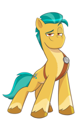 Size: 837x1338 | Tagged: safe, hitch trailblazer, earth pony, pony, g5, official, concept art, male, my little pony g5 2d show (boulder media), simple background, solo, stallion, transparent background